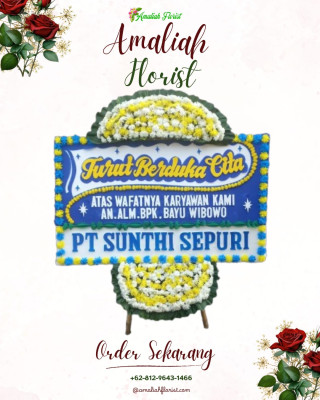 Papan Bunga Duka di Serawai